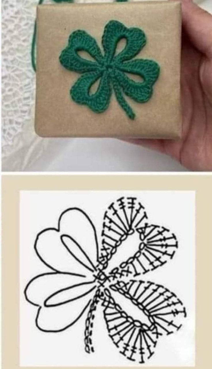 crochet clovers for st patricks day 9