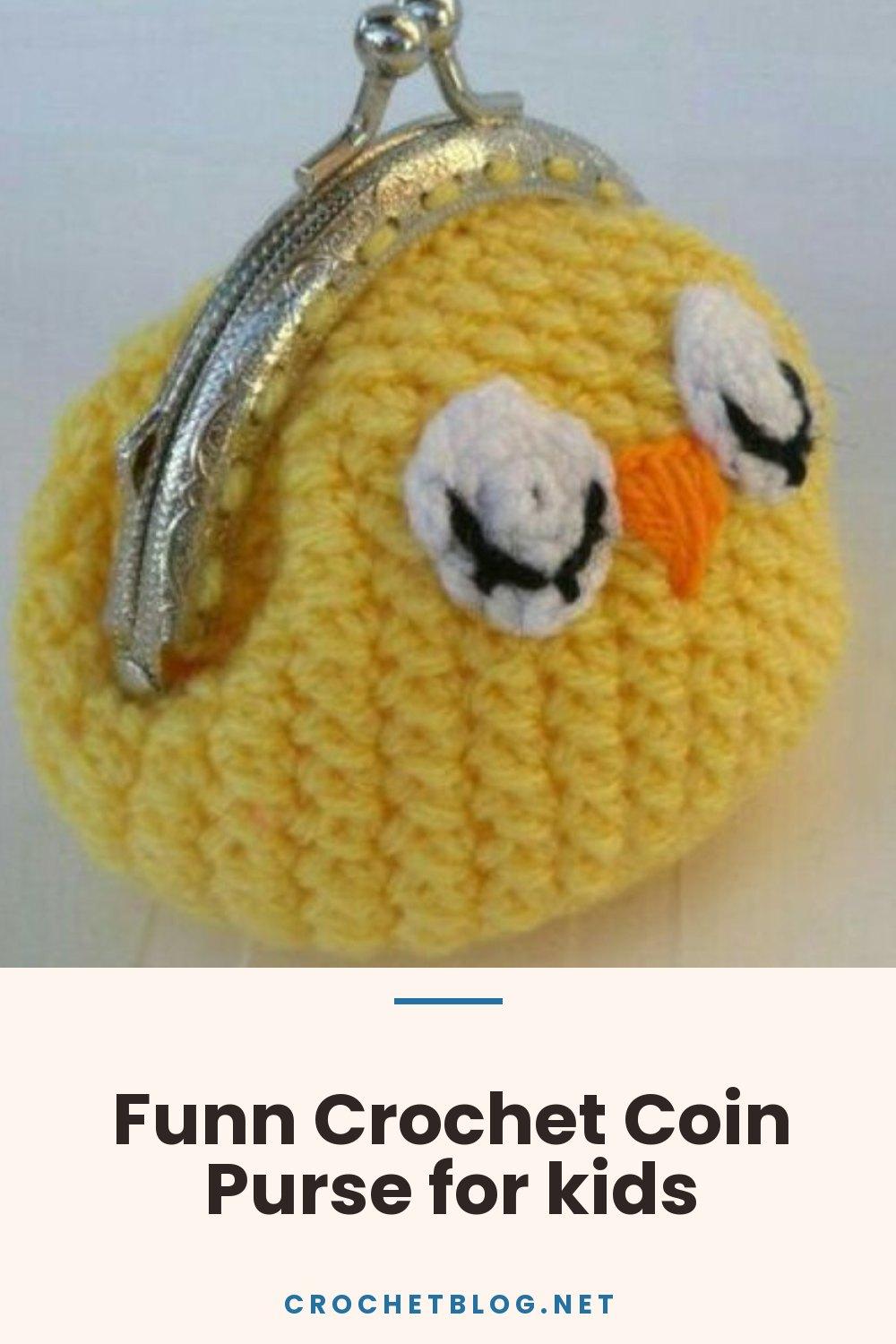 Funn Crochet Coin Purse for kids