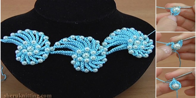 crochet cord necklace