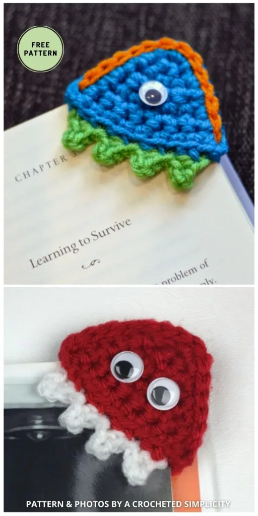 crochet corner bookmark 1