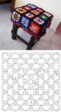 crochet covers for benches with base graphic 9
