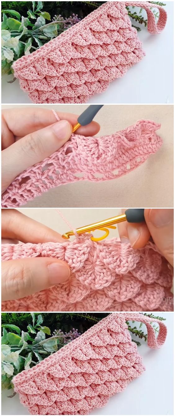 crochet crocodile stitch 6