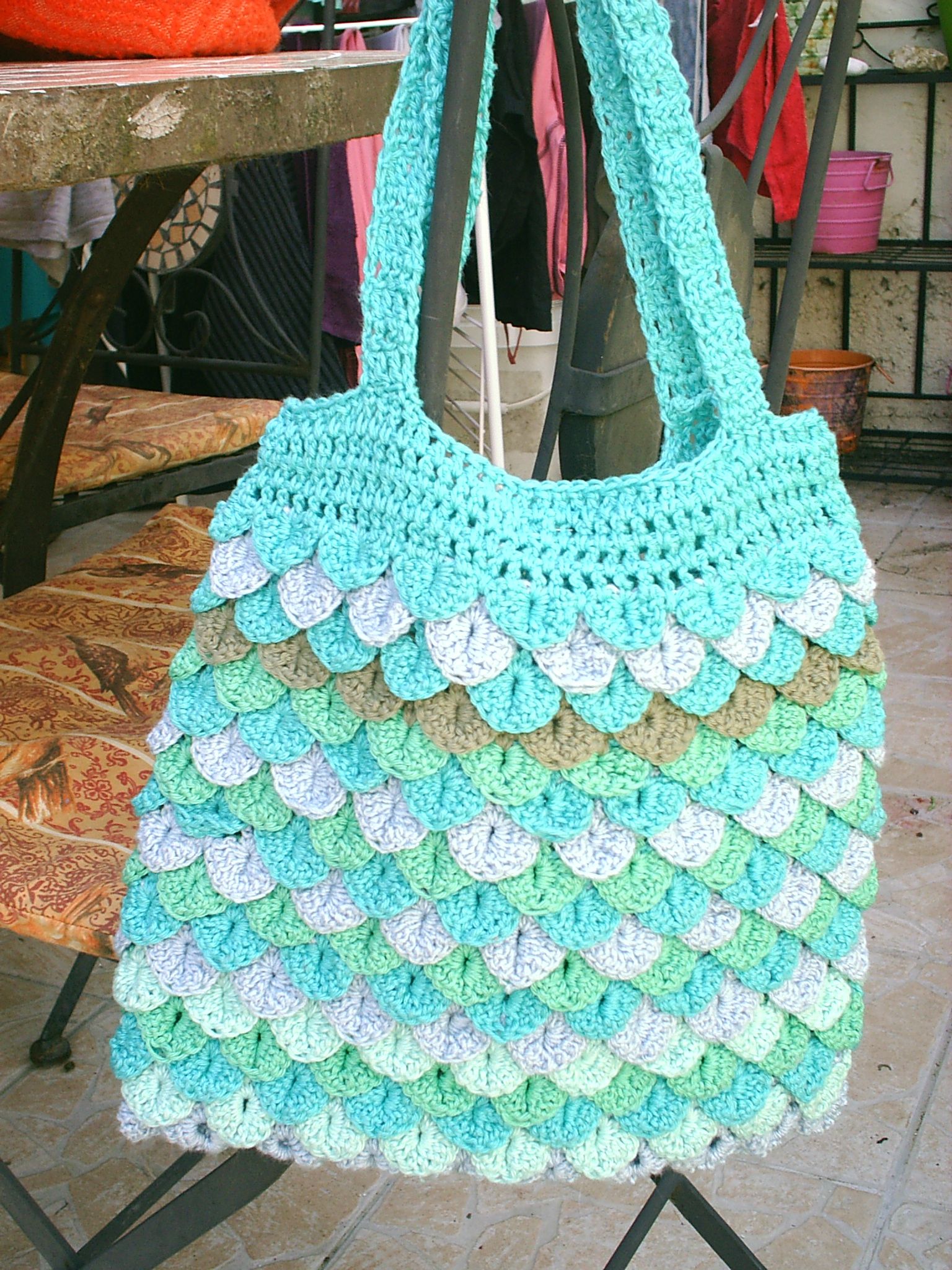 crochet crocodile stitch bag｜TikTok Search