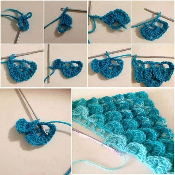 crochet crocodile stitch 8