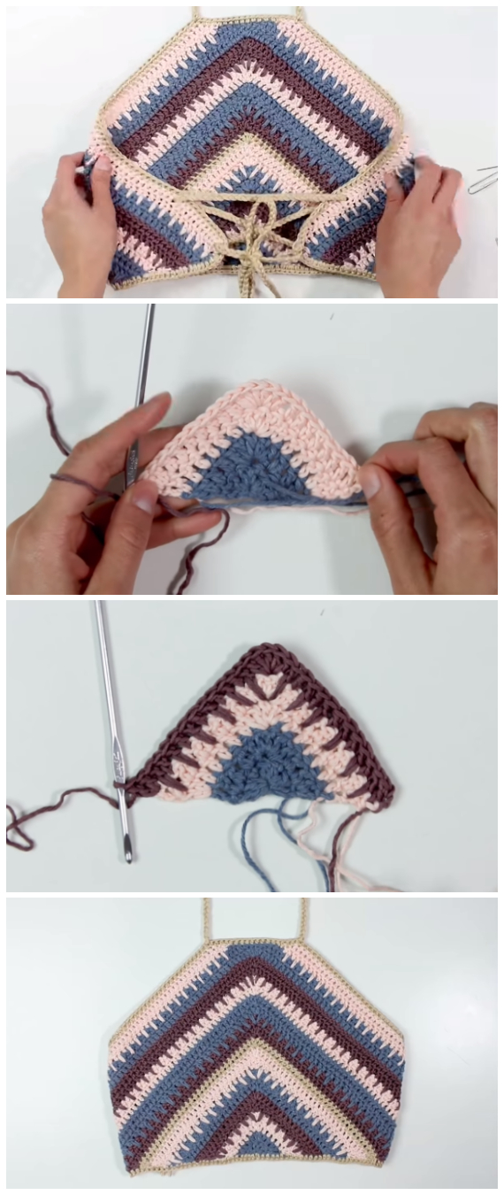 crochet crop top pattern 5