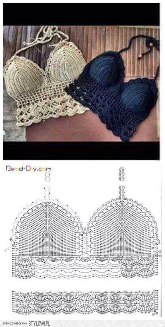 crochet crop top pattern 7