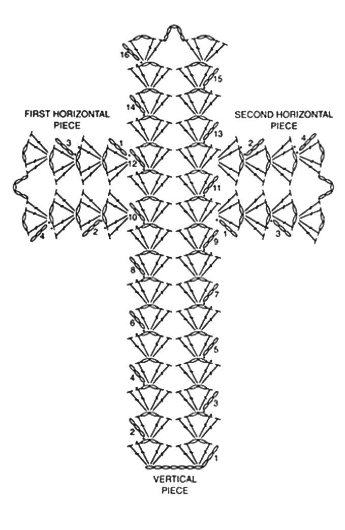 crochet cross in crochet 1