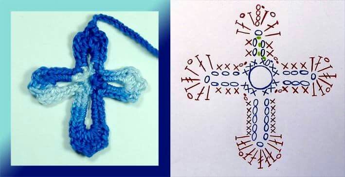 crochet cross in crochet 3