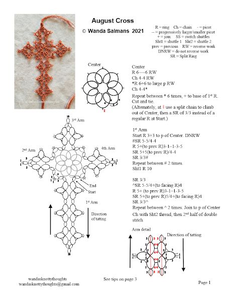 crochet cross in crochet 4