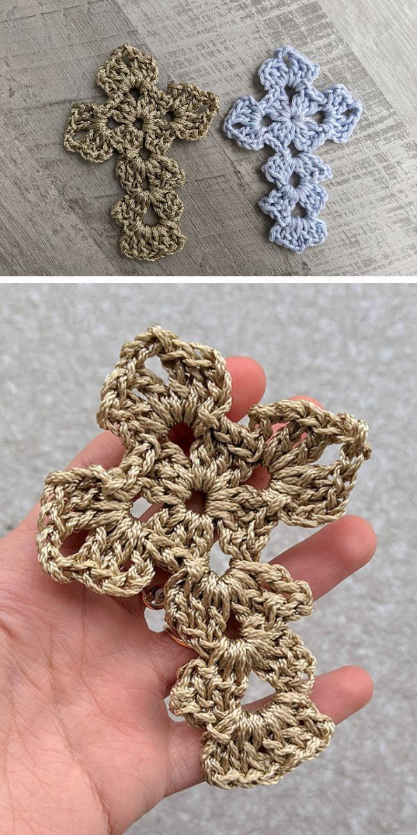 crochet cross in crochet 5