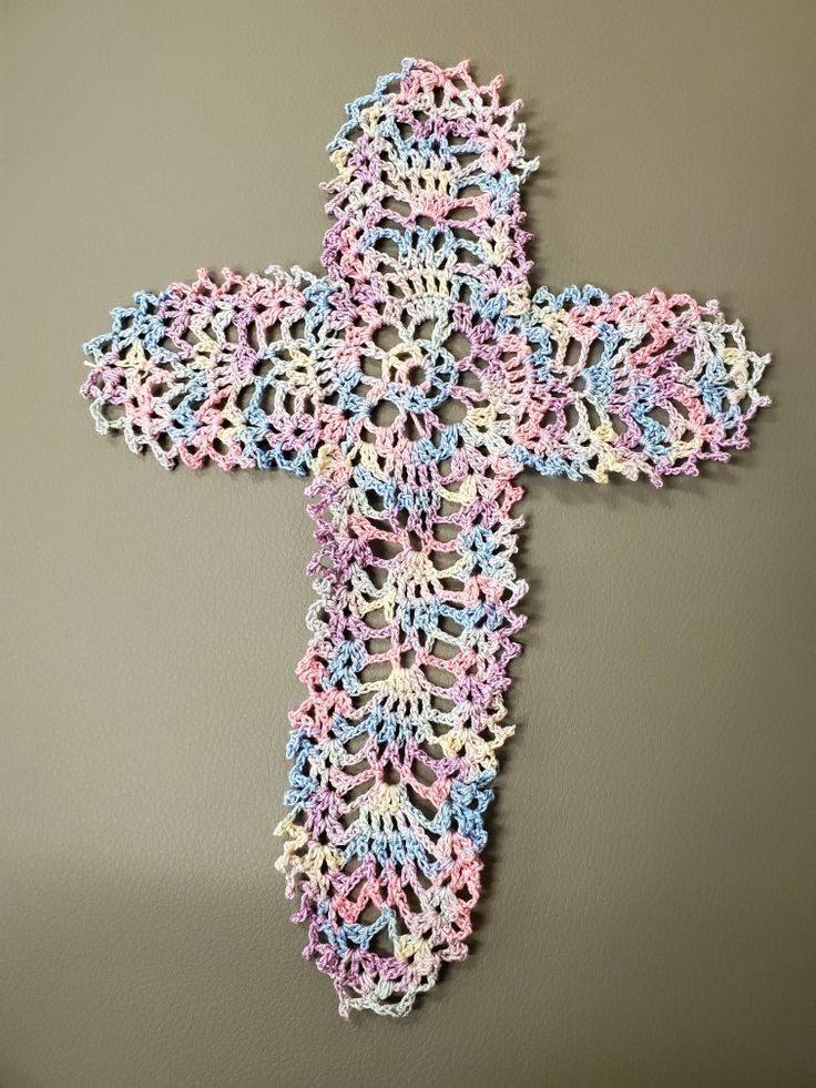 crochet cross in crochet 7