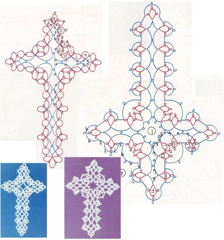 crochet cross in crochet 9