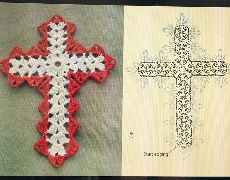 crochet cross in crochet