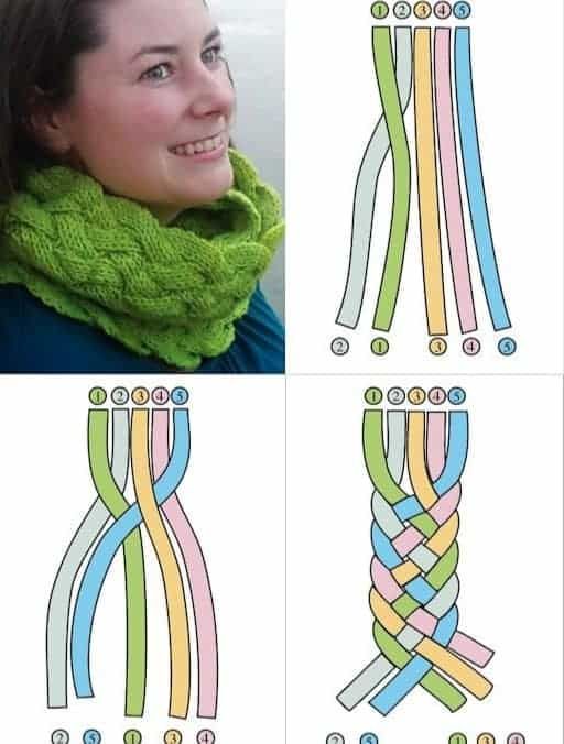 crochet cross scarves