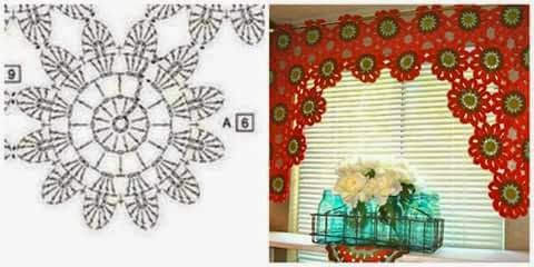 crochet curtains for the kitchen with graphics 5