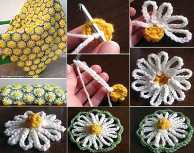 crochet daisy bags ideas 12
