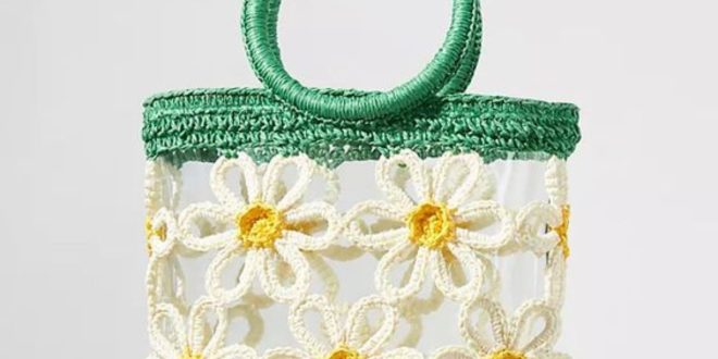 crochet daisy bags ideas 14