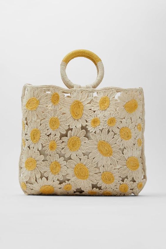 crochet daisy bags ideas 8