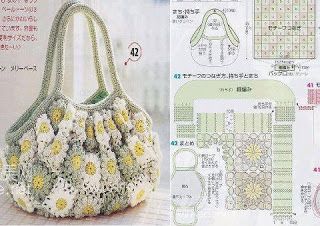 crochet daisy bags ideas 9