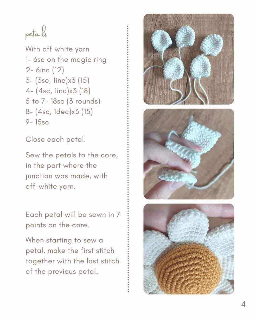 crochet daisy pattern 4