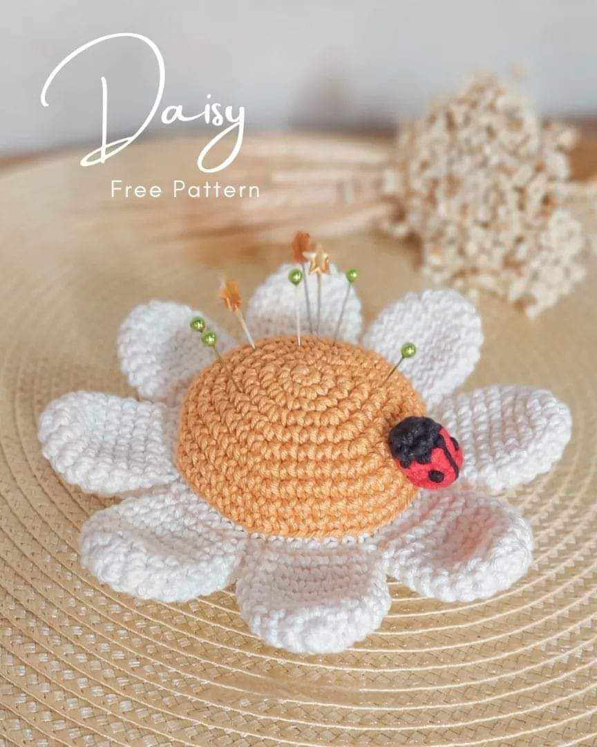 crochet daisy pattern