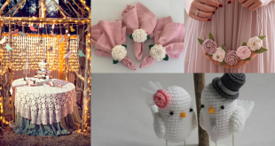 crochet decoration for wedding