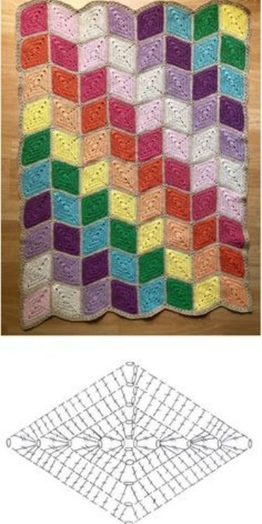 crochet diamond graphics 10