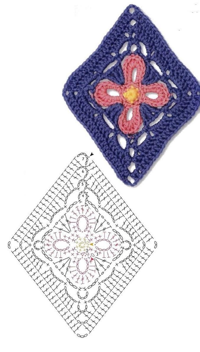 crochet diamond graphics 3