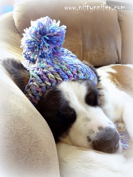 crochet dog hat free pattern