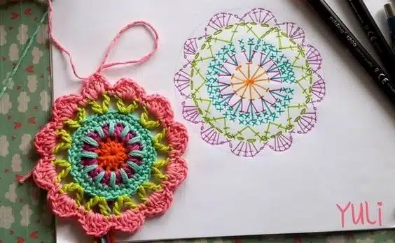 crochet dreamcatcher mandalas 2