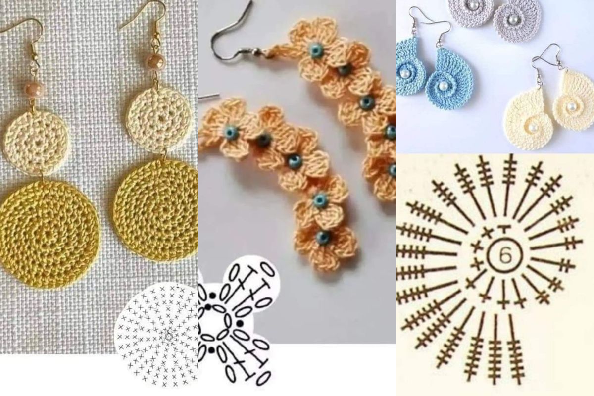 crochet earrings easy to make 11