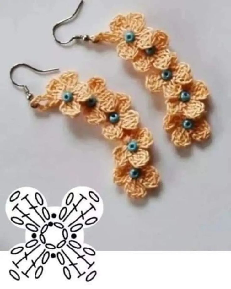 crochet earrings easy to make 5