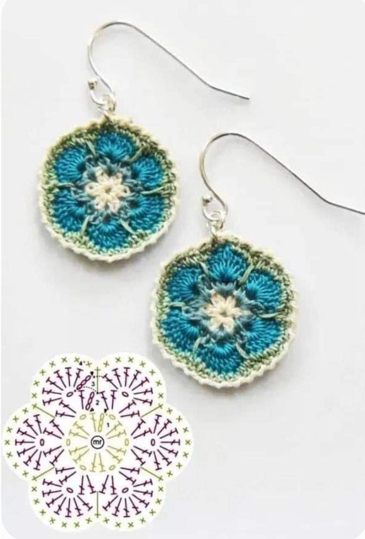 crochet earrings easy to make 9