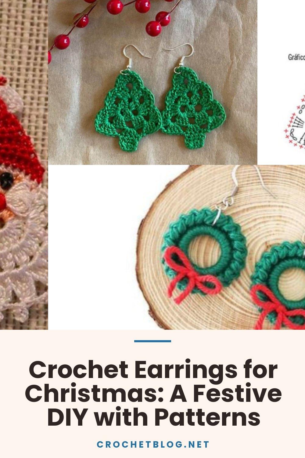 Crochet Earrings for Christmas: A Festive DIY with Patterns