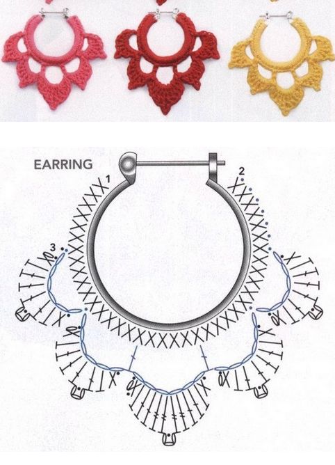 crochet earrings for fall 8