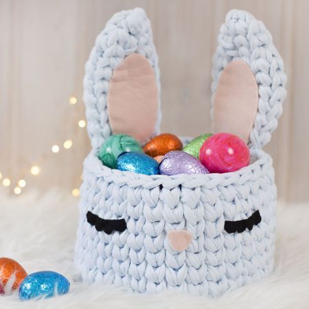 crochet easter basket 1