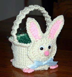 crochet easter basket 11