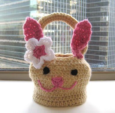 crochet easter basket 4