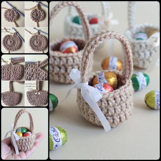 crochet easter basket 6