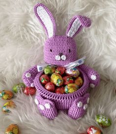 crochet easter basket 9