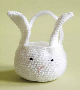 crochet easter bunny basket tutorial 4