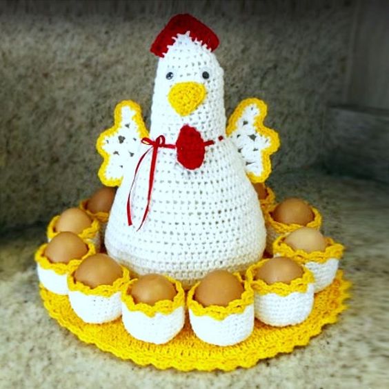 crochet easter chicken ideas 1