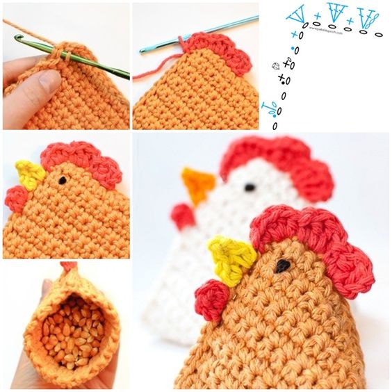 crochet easter chicken ideas 5