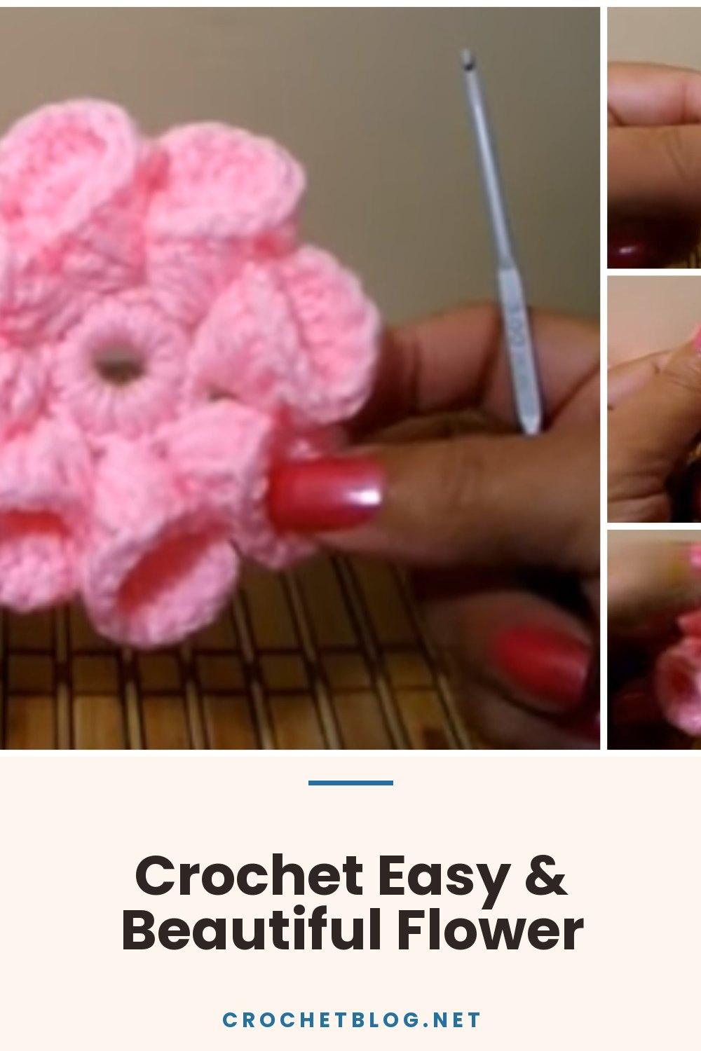 Crochet Easy & Beautiful Flower