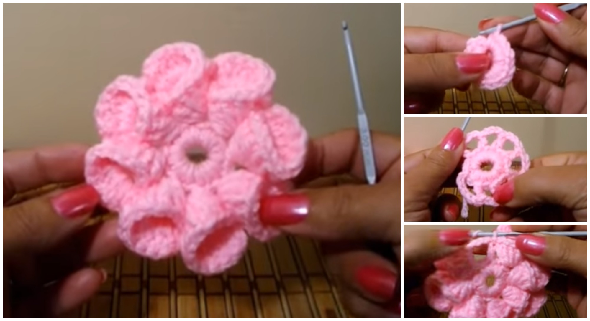 crochet easy flower