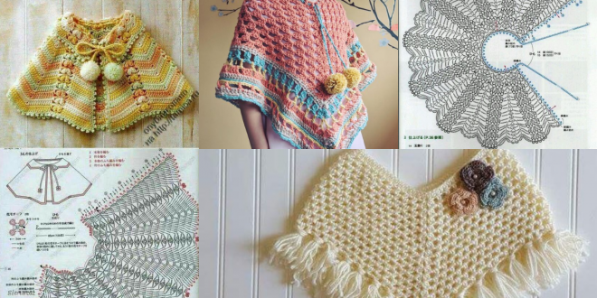crochet easy ponchos for kids