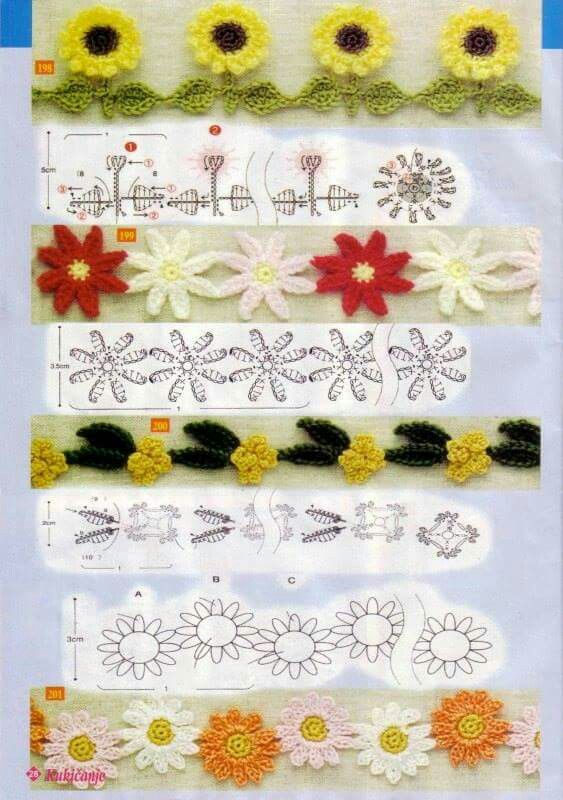 crochet elegant floral headband 8