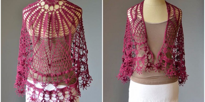 crochet elegant shawl