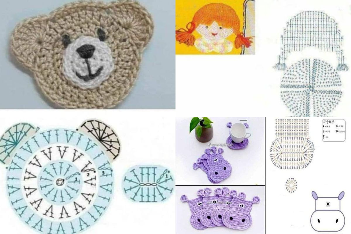 crochet face applique graphics 5