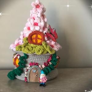 crochet fairy houses ideas 9